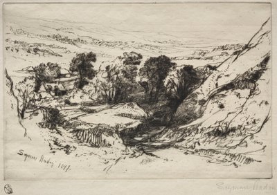 Kilenc Barrow Down alkotó: Francis Seymour Haden