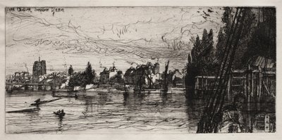 Régi Chelsea templom alkotó: Francis Seymour Haden