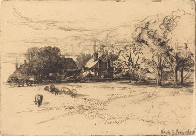 Régi Willesley-ház alkotó: Francis Seymour Haden