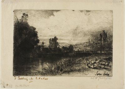 A Teszten alkotó: Francis Seymour Haden