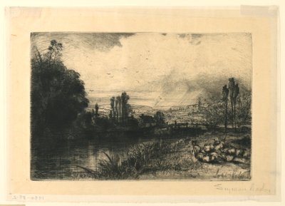 A Teszten alkotó: Francis Seymour Haden
