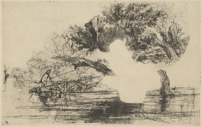 Penton Hook, 1864., 1864. alkotó: Francis Seymour Haden