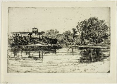 Vasúti behatolás alkotó: Francis Seymour Haden
