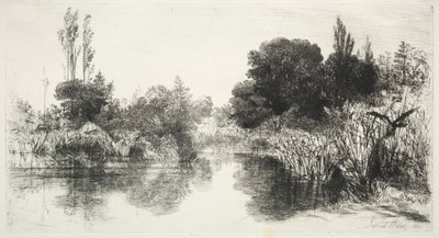 Oszd meg a Malomtavat, 1860. alkotó: Francis Seymour Haden