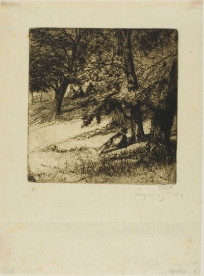 Tető alatt... alkotó: Francis Seymour Haden