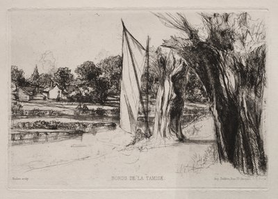 Thames Ditton – Vitorlával alkotó: Francis Seymour Haden