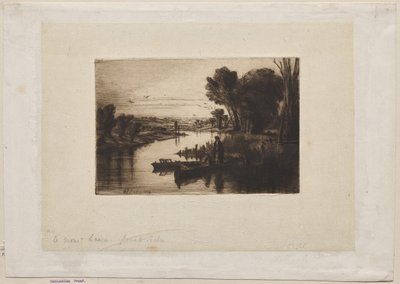 Thames Fisherman alkotó: Francis Seymour Haden