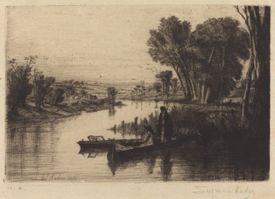 Temze halászok alkotó: Francis Seymour Haden