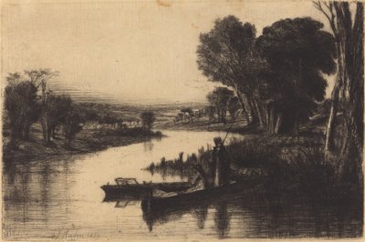 Temze halászok alkotó: Francis Seymour Haden