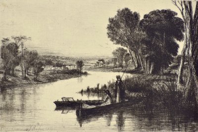 Thames Fishermen No.1 alkotó: Francis Seymour Haden