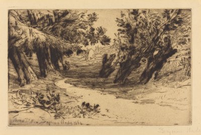 A szerelmesek sétája, 2. sz alkotó: Francis Seymour Haden
