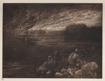 A sóoszlop alkotó: Francis Seymour Haden
