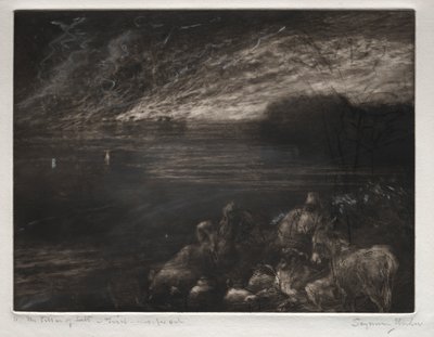 A sóoszlop. alkotó: Francis Seymour Haden