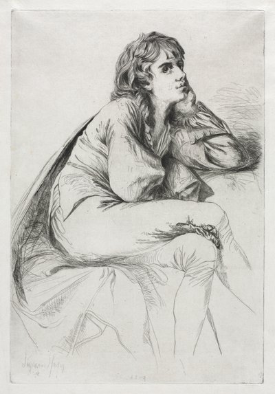 Thomas Haden a Derbyből. alkotó: Francis Seymour Haden