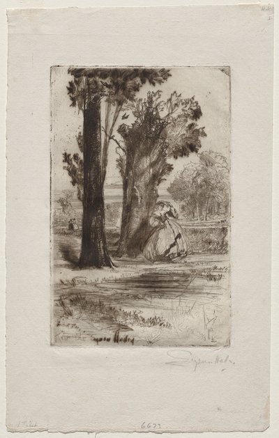 Plébánia Sonningben alkotó: Francis Seymour Haden