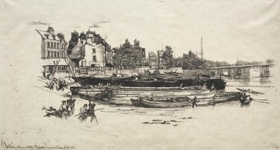 Whistler háza az Old Chelsea-ben alkotó: Francis Seymour Haden