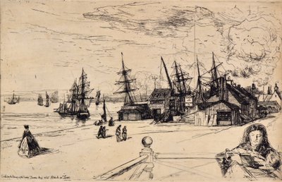 Yacht Tavern, Erith alkotó: Francis Seymour Haden