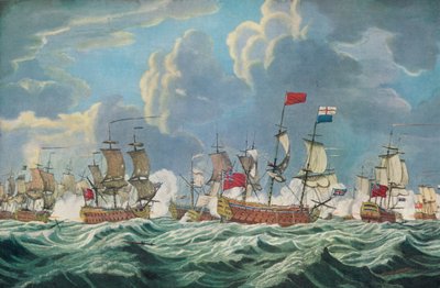 Quiberon-öböli csata, 1765 alkotó: Francis Swaine