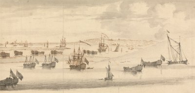 Hulks a Medwayben alkotó: Francis Swaine