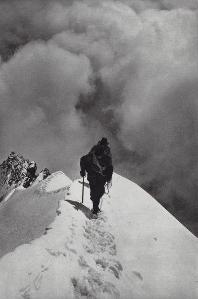 Az Alpok: átkelés a Breithornon (f/w fotó) alkotó: Francis Sydney Smythe