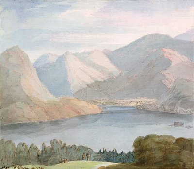 Ullswater a Gowbarrow Parkból alkotó: Francis Towne
