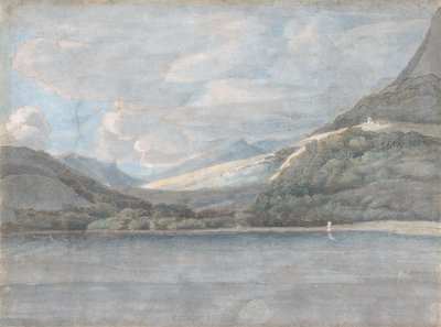 Kilátás a Comói-tóra, 1781. augusztus 27. alkotó: Francis Towne