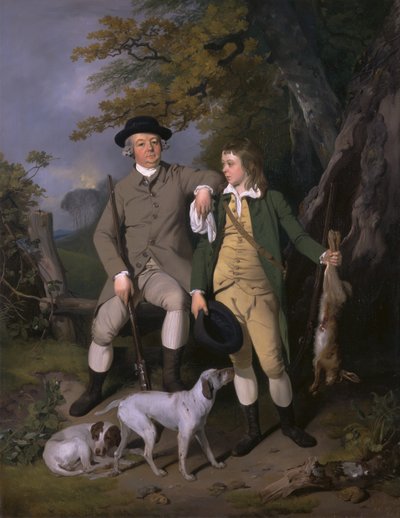 Portré egy sportolóról a fiával, 1779. alkotó: Francis Wheatley