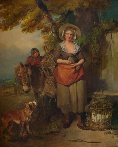 A visszatérés a piacról, 1786, 1938 alkotó: Francis Wheatley
