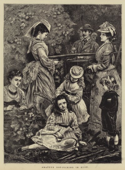 Amatőr ugrálószedés Kentben alkotó: Francis Wilfred Lawson
