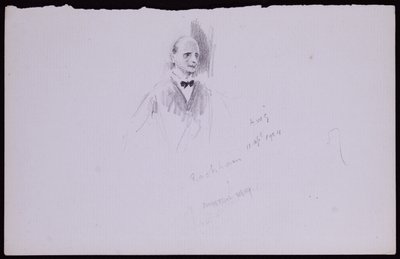 Arthur Rackham portréja alkotó: Francis Wilfred Lawson