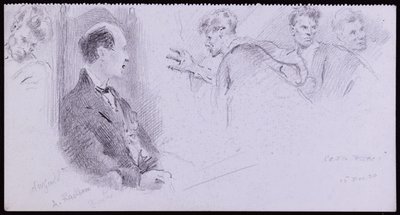 Arthur Rackham portréja alkotó: Francis Wilfred Lawson