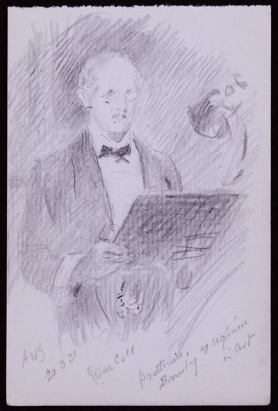 DS MacColl portréja alkotó: Francis Wilfred Lawson