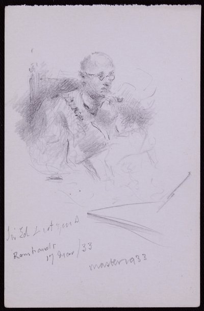 Edwin Lutyens portréja alkotó: Francis Wilfred Lawson