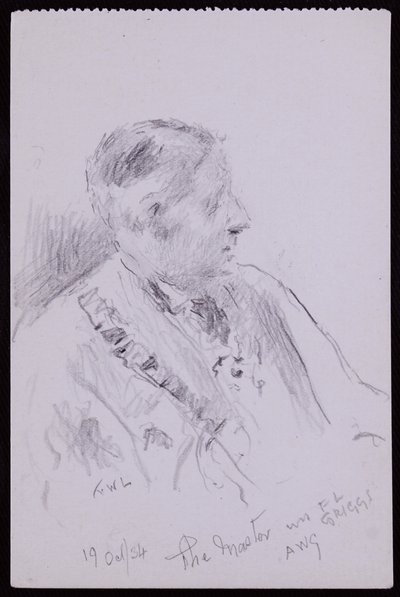 FL Griggs portréja alkotó: Francis Wilfred Lawson