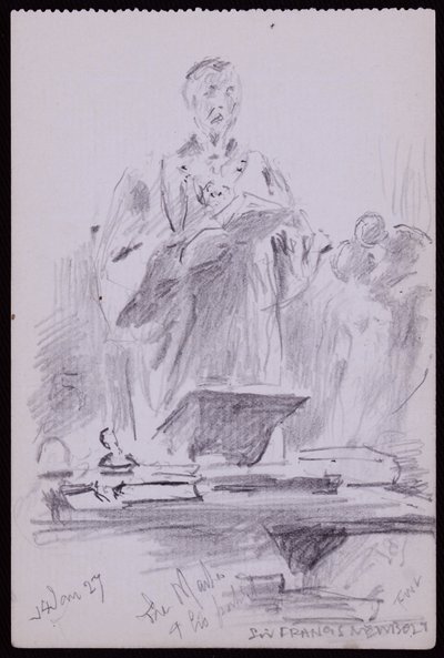 Francis Newbolt portréja alkotó: Francis Wilfred Lawson