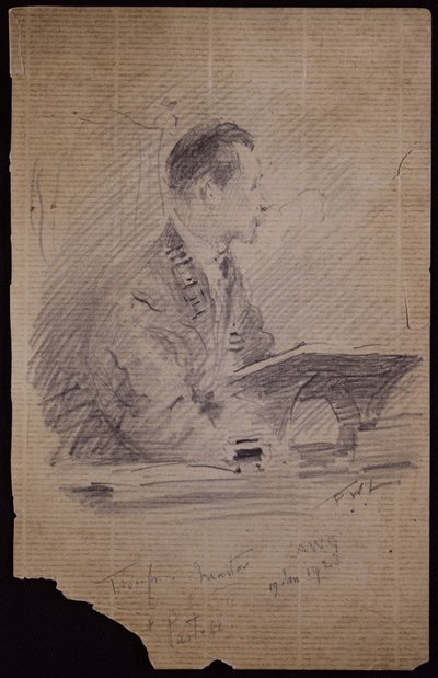 Francis Troup portréja alkotó: Francis Wilfred Lawson
