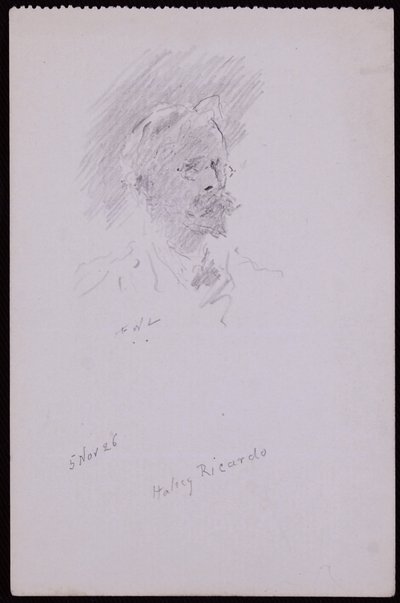 Halsey Ricardo portréja alkotó: Francis Wilfred Lawson