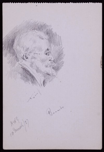 Halsey Ricardo portréja alkotó: Francis Wilfred Lawson