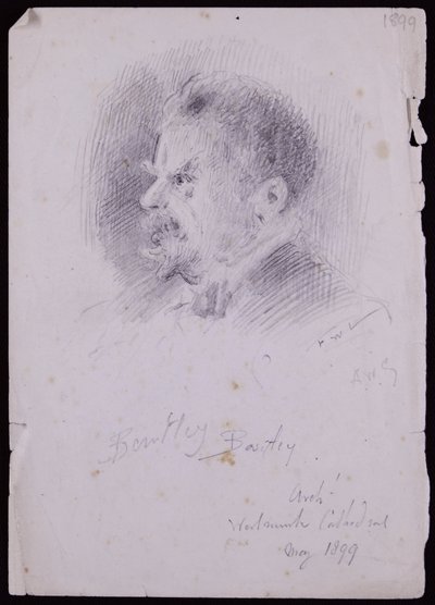 JF Bentley portréja alkotó: Francis Wilfred Lawson