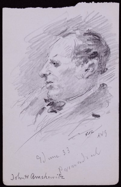 John Amshewitz portréja alkotó: Francis Wilfred Lawson