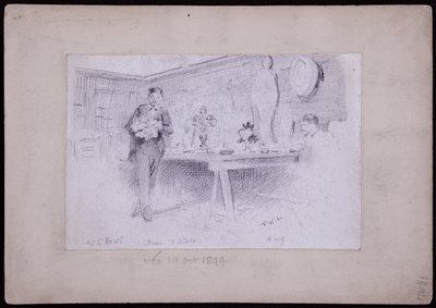 Karl Krall portréja alkotó: Francis Wilfred Lawson