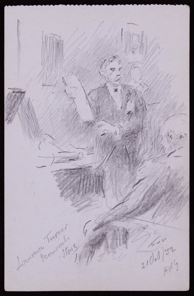 Laurence Turner portréja alkotó: Francis Wilfred Lawson