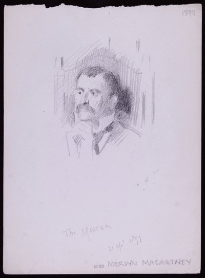 Mervyn Macartney portréja alkotó: Francis Wilfred Lawson