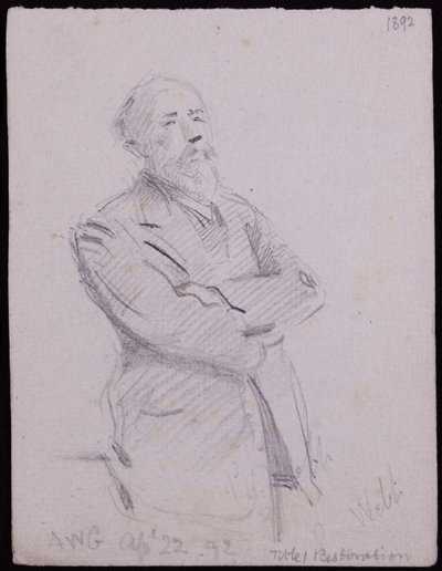 Fülöp (?) Webb portréja alkotó: Francis Wilfred Lawson