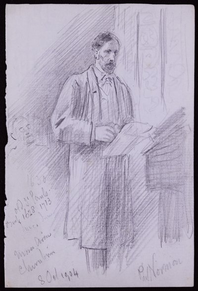 Philip Norman portréja alkotó: Francis Wilfred Lawson