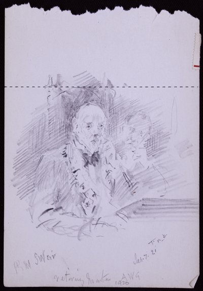 RW Schultz Weir portréja alkotó: Francis Wilfred Lawson