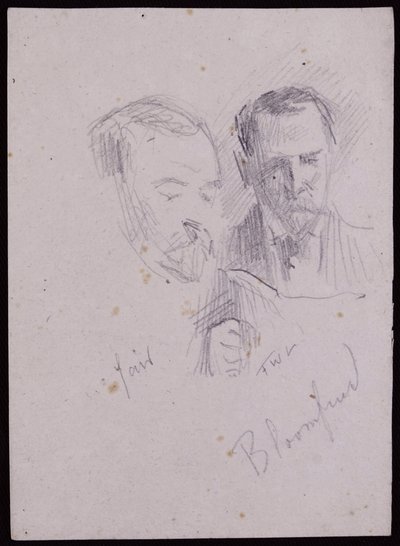 Reginald Blomfield portréja, 1894 körül (ceruza papíron) alkotó: Francis Wilfred Lawson