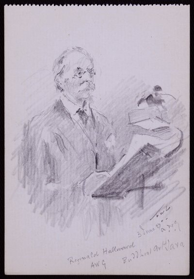 Reginald Hallward portréja alkotó: Francis Wilfred Lawson