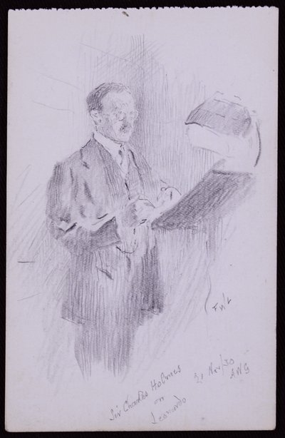 Sir Charles Holmes portréja alkotó: Francis Wilfred Lawson