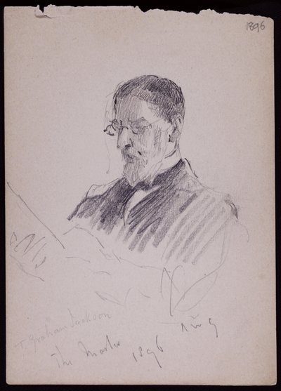 TG Jackson portréja alkotó: Francis Wilfred Lawson